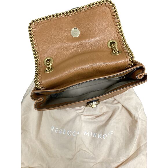 Rebecca Minkoff Purse Women’s 1Size Small Gold Link Chain Magnetic &Hook Closure - Picture 7 of 9
